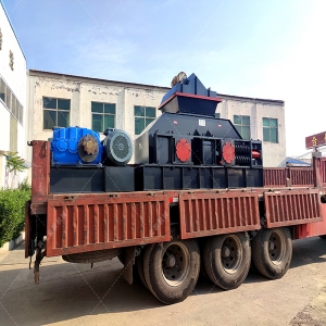 2PG1200x800大型彈簧式對輥破碎機(jī)發(fā)貨 發(fā)往湖北武漢