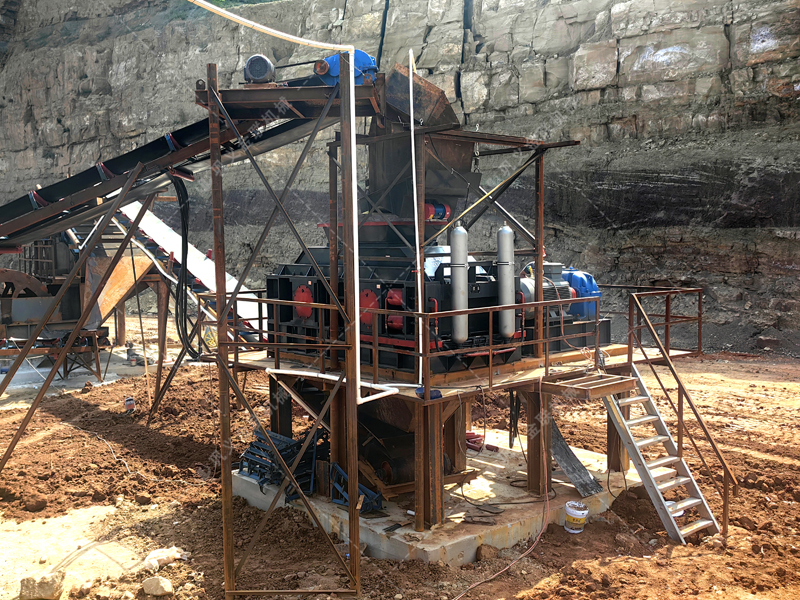 河卵石制砂生產(chǎn)線改造實(shí)錄：液壓對輥機(jī)如何替代傳統(tǒng)錘破？